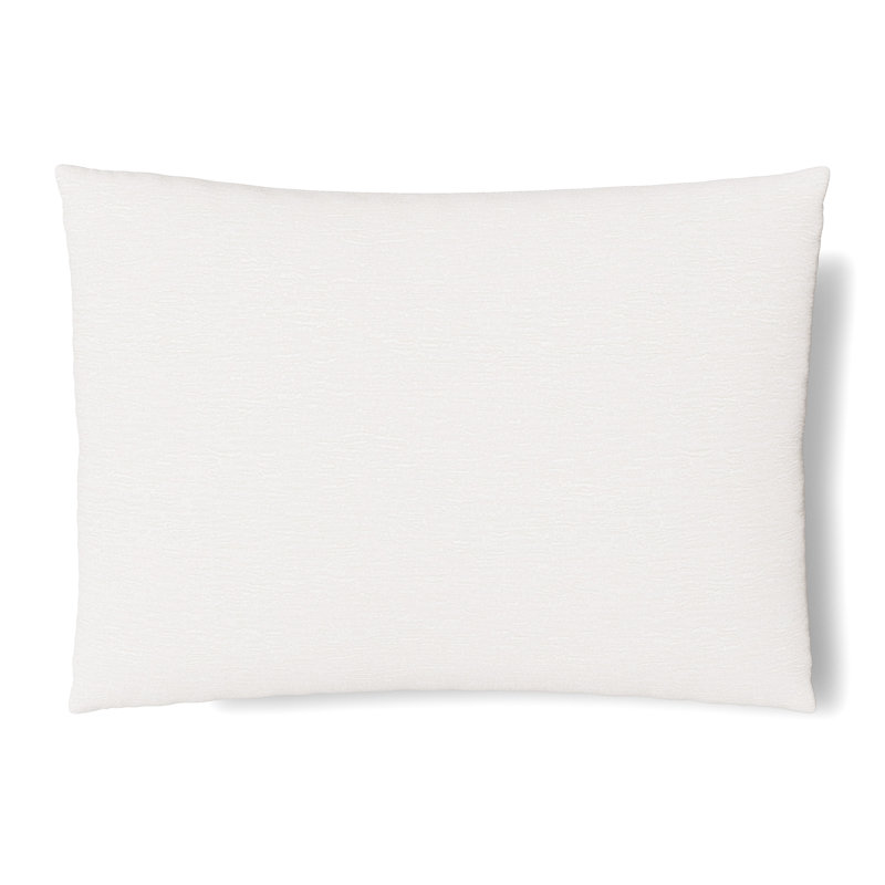 Asperitas Rectangular Sham, White, 20"H x 26"W