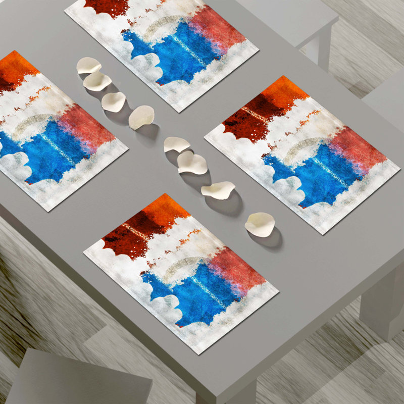 Napperon abstrait en polyester