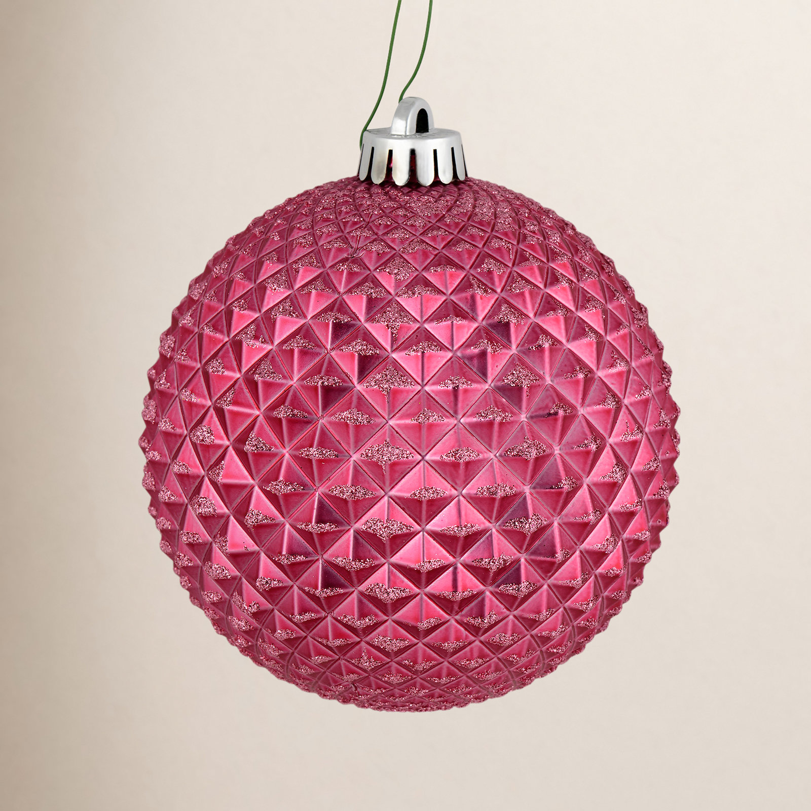 6" Bauble, Mauve
