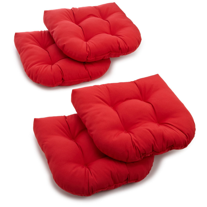 Outdoor 5'' Seat Cushion, Red