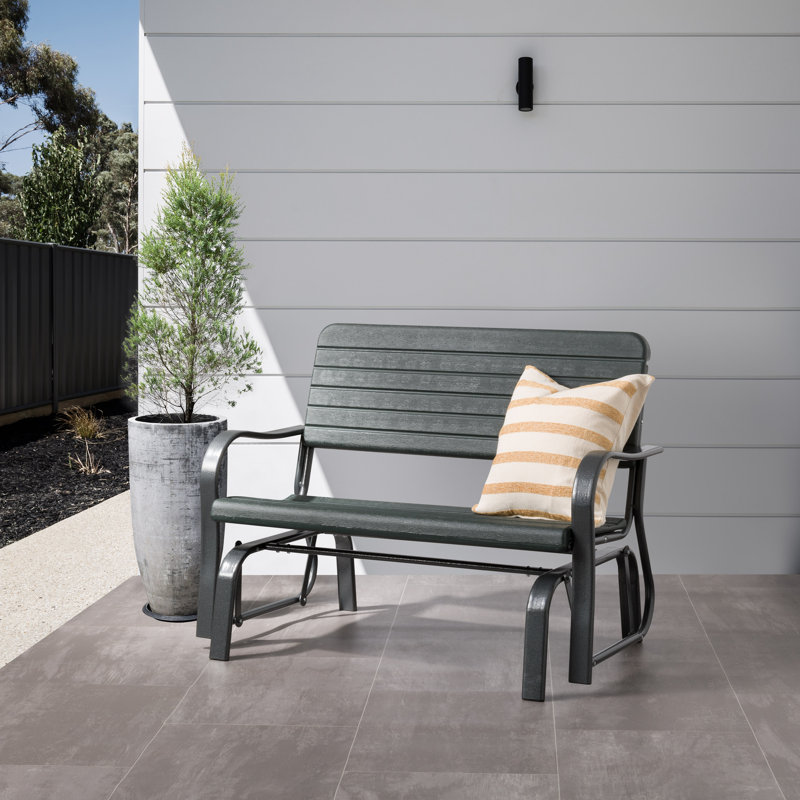 Banc extérieur en métal Jeramya
