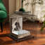 Table d'appoint simple carrée rétro pour le salon-892337483-882975786