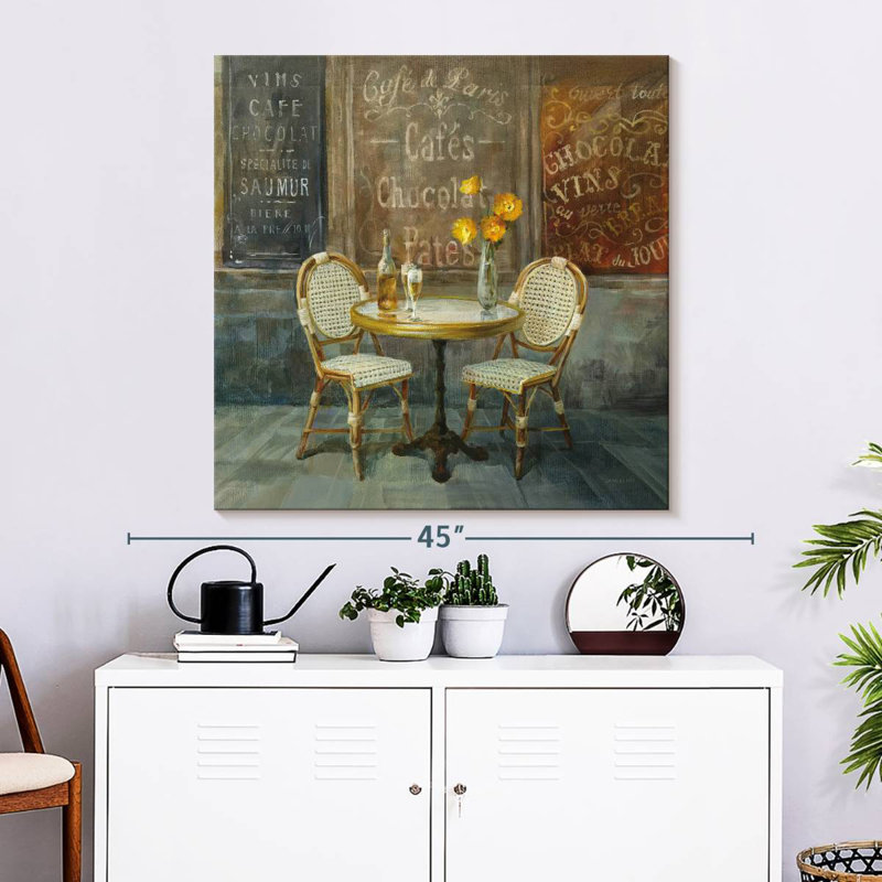 Yarlin French Cafe II, 33" H x 33" W
