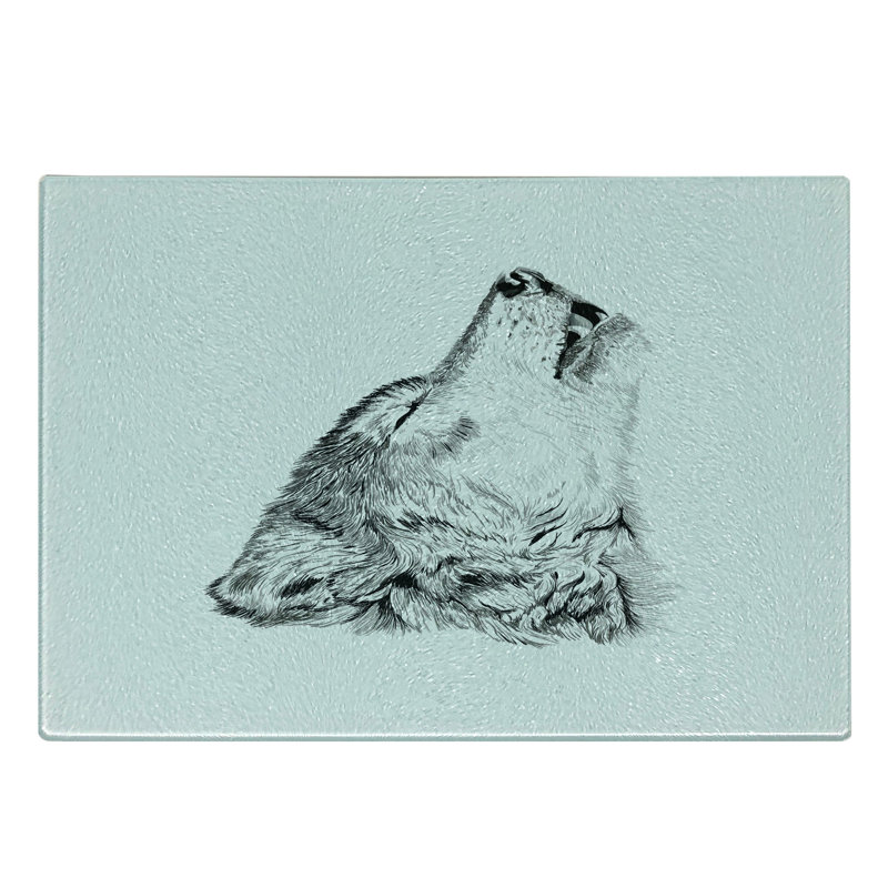 Planche à découper en verre trempé Ambesonne
