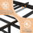 Bed Frame With Storage Headboard, Upholstered Metal Bed Frame With LED Lights, Charging Station, Heavy-Duty Metal Slats Support, Noise-Free-657389312