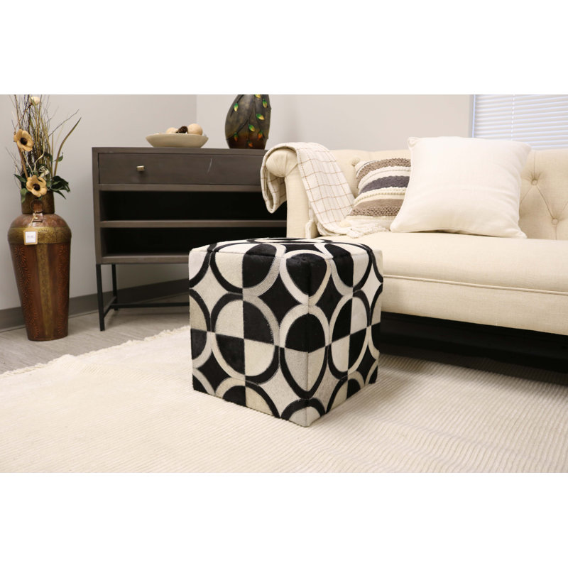 Chalmer Leather Ottoman