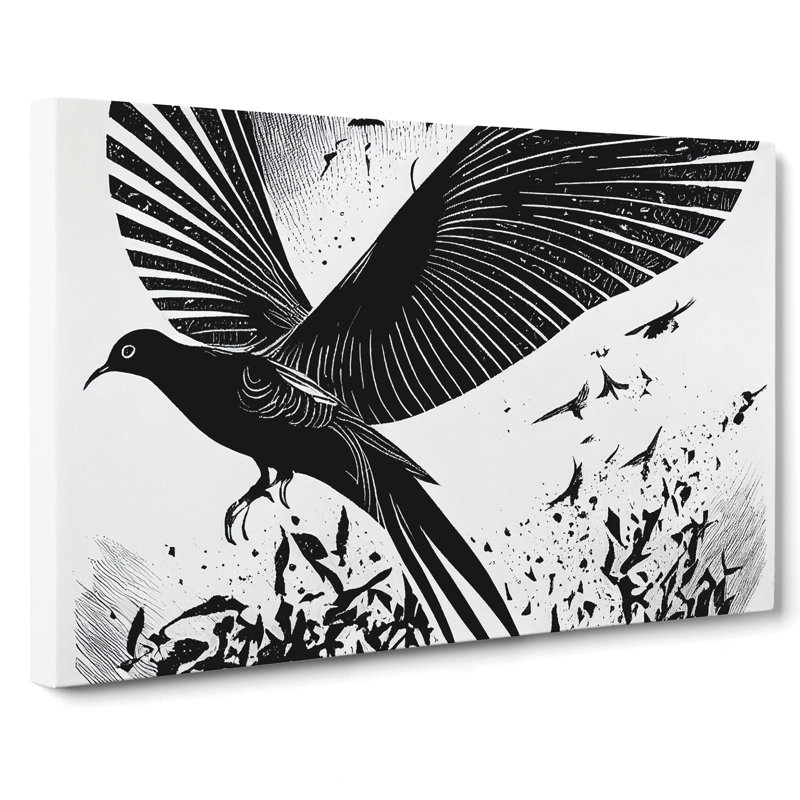 Awe Inspiring Bird - Wrapped Canvas, 35cm H x 50cm W x 3cm D