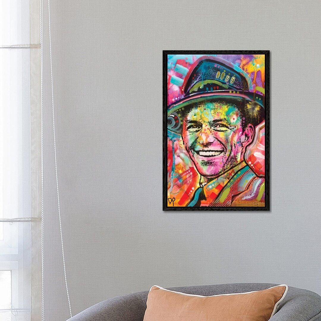 Leinwandbild - Grafikdruck „Frank Sinatra I” von Dean Russo