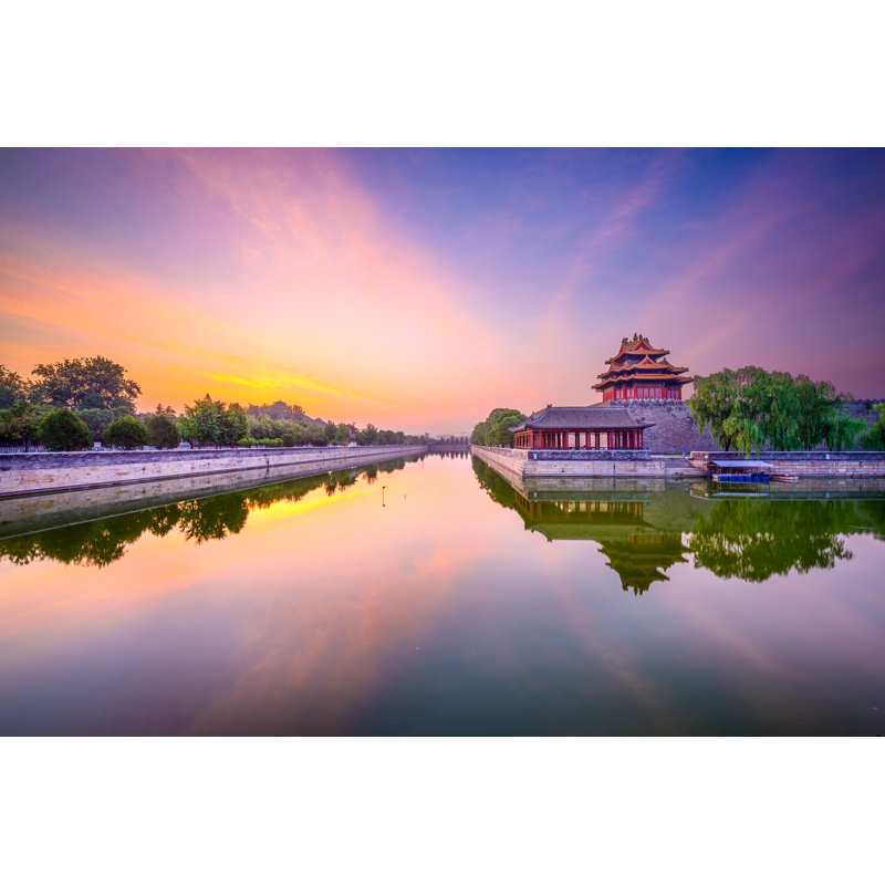 Forbidden City Moat - Wrapped Canvas Print, 30cm H x 46cm W