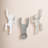 Buddy Wall Mounted Coat Hooks, Decorative Single Hangers for Entryway, Bedroom, Set of 3-999298988