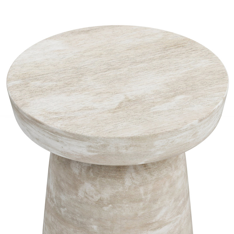 Robbie - Table d'appoint - Blanc délavé