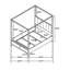 Seon King Canopy Bed W 4 Posters, Ivory Upholstery, Dark Cocoa Brown-108977235