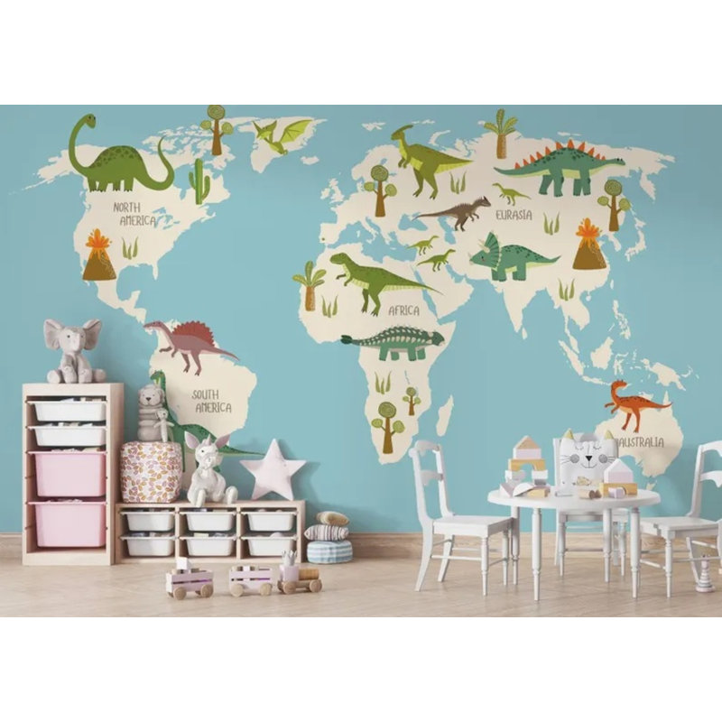 Adhésif mural pour chambre d'enfant, L 108 po x l 96 po