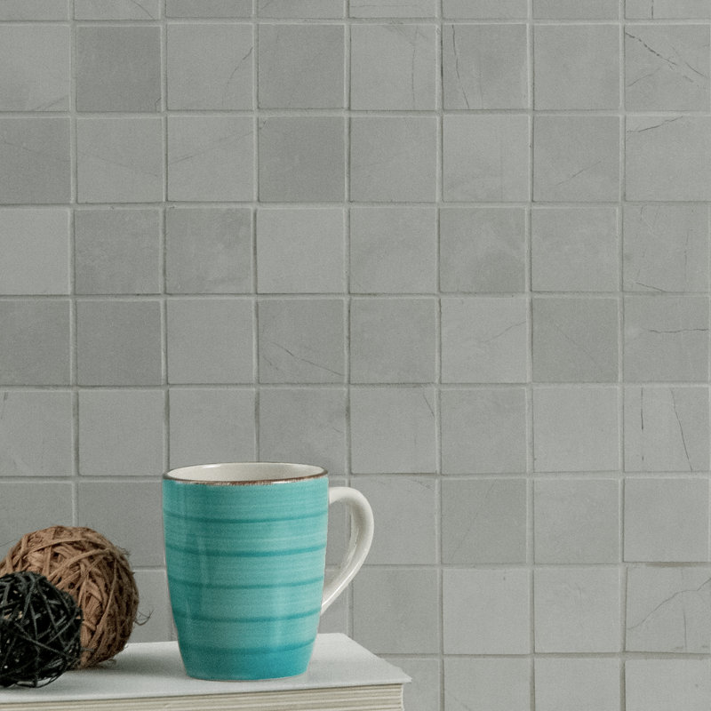 Sonoma 2 in. x 2 in. Matte Porcelain Mosaic Floor and Wall Tile, Gravelle