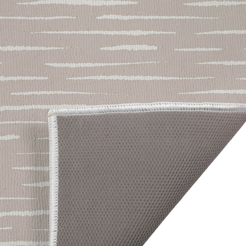 Paillasson d'extérieur Lak, L 21 po x L 34 po, Taupe