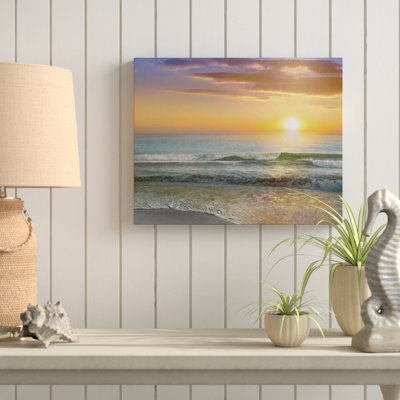 « aube radios », reproduction de photo sur toile tendue