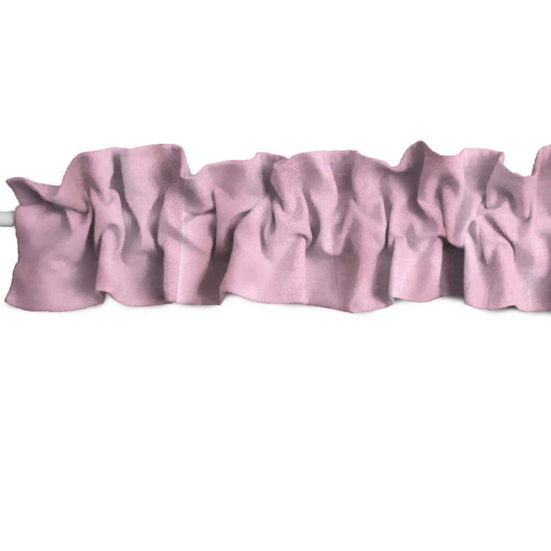 Tailored Window Valance, 58" W x 5" L, Mauve