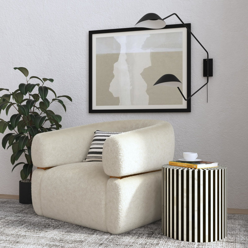 Arys Stone Top End Table