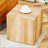 MDF Coffee Table with Natural Wood Texture, Easy to Assemble for Living Room