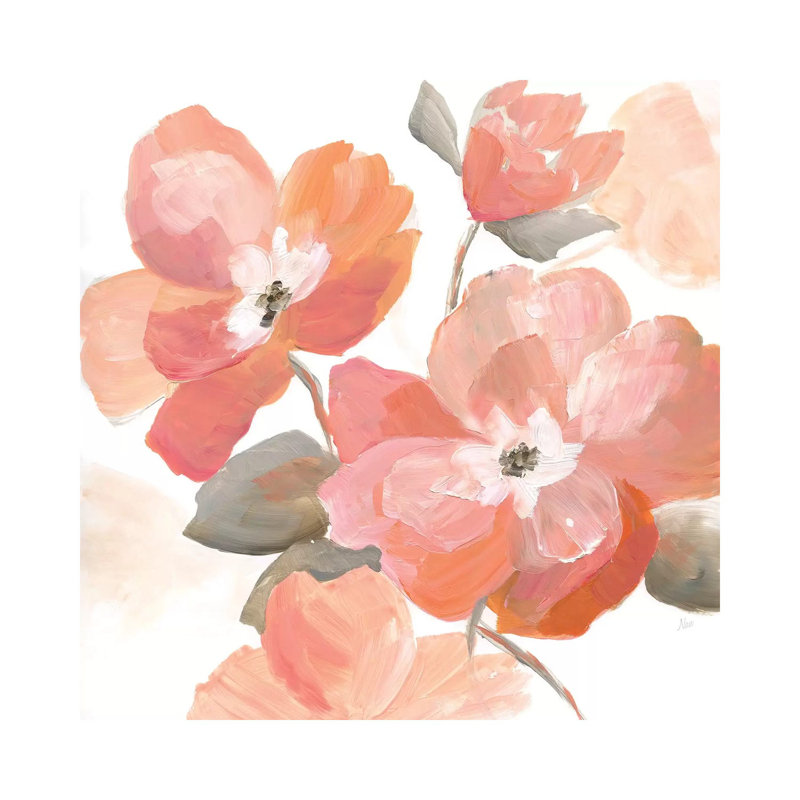 «Coral Fantasy I» par Nan - reproduction d'art sur toile tendue, H 12 po x l 12 po x P 0,75 po