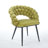 Dining Chairs Set of 2 with metal Legs and comfortable backrest-413471715