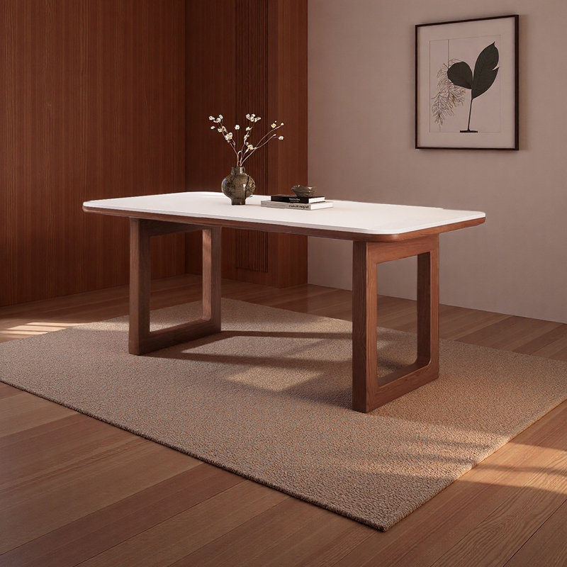 Sleek and Stylish Dining Table, 29.52"H x 70.86"L x 31.49"W