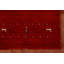 Tapis tribal Gabbeh en laine rouge 3 x 5