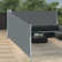 Dakota Fields 1000cm W x 0.285cm D Fabric Cover Motorised Retractable Side Awning