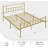 Delaenie Metal Platform Bed-2042384839-2042384836