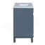Meuble-lavabo 36 po avec lavabo supérieur, armoire de rangement moderne avec 2 portes à fermeture douce et 2 tiroirs, meuble-lavabo simple