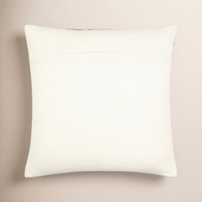 Dia Geometric Cotton And Wool Throw Pillow