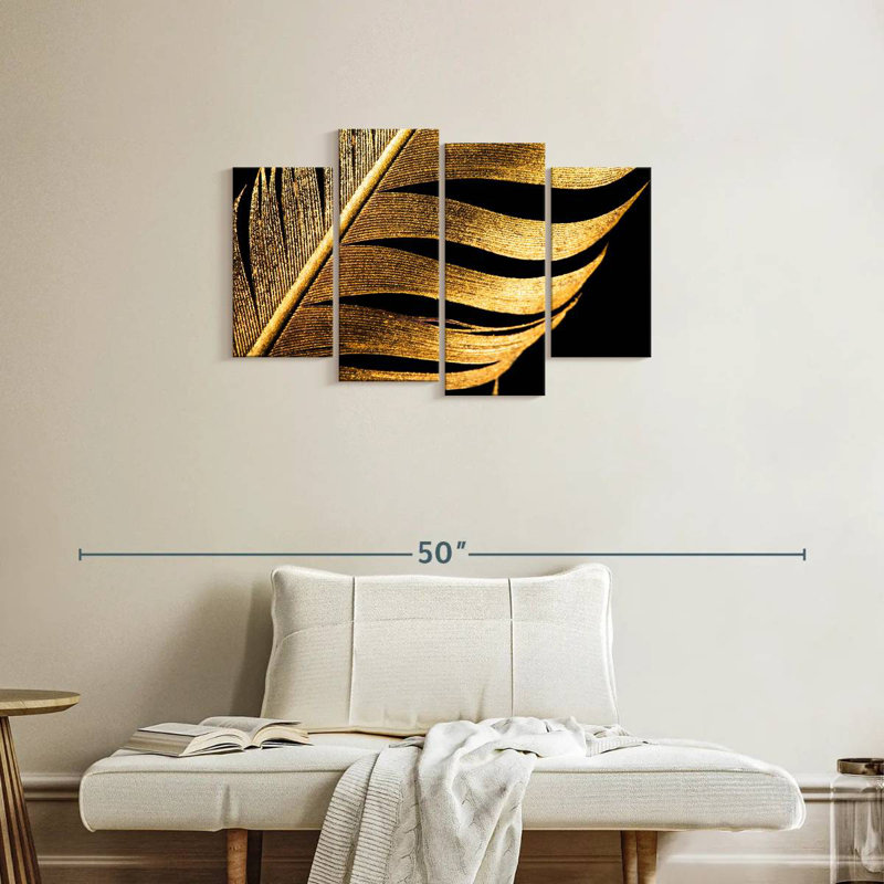 Kerner Golden Feather, 22'' H x 36'' W