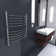 Wall Mount Radiant Curved Towel Warmer hardwired plug in combo unit
