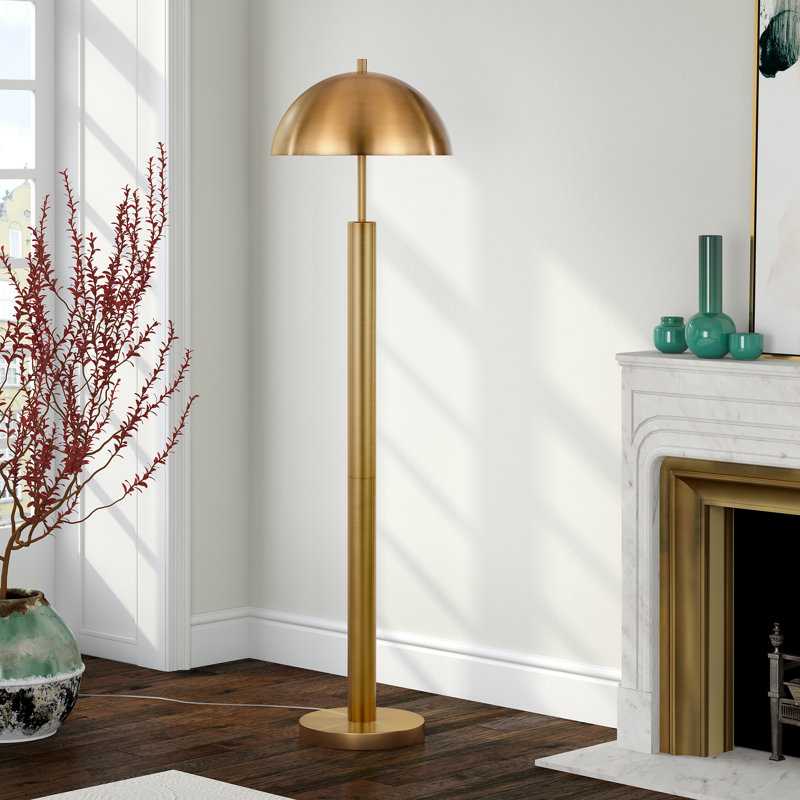 Lampe sur pied 58 po Rialta, Laiton