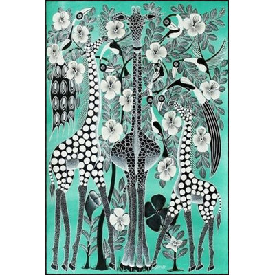 Animal Patterned Woven Floor Carpet