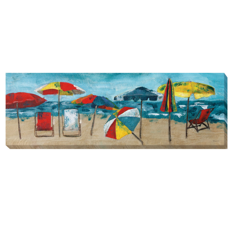«At the Beach» par Katrina Craven, reproduction d'art sur toile tendue