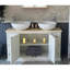 Arango 1230 mm Freestanding Double Vanity with Vessel Ceramic Basin