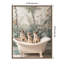 Reproduction d'art sur toile encadrée suricate «Bath Time Fun» par Hostetter-14479596