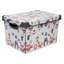 Sac de rangement en plastique Woodland Winter Design