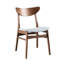 Chaise d'appoint Mid-Century moderne 2 pièces