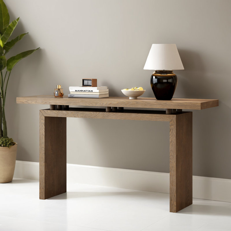 Table d'appoint 59 po pour vestibule, Naturel