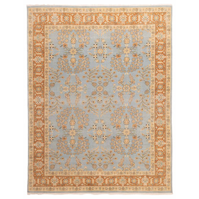 Jamshidpour Blue Rug 9'0" x 11'7"