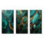 Spiritual Stone Malachite Renewal - Ensemble de 3 impressions sur pierre en géode de pierre-592588549
