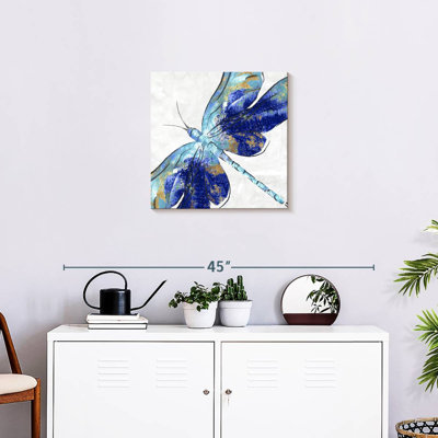 Libellule bleue Brampt