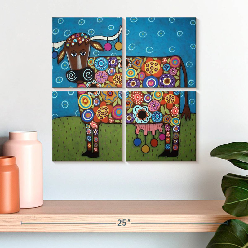 Vache Ashelle, H 18 po x l 18 po