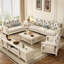 Canapé luxueux en tissu léger de style américain-652732811