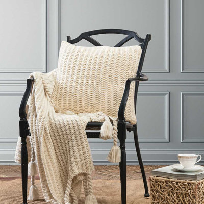 Burleson Knitted Throw Pillow