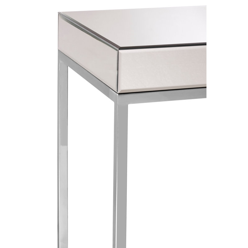 Gianna Glass Top End Table