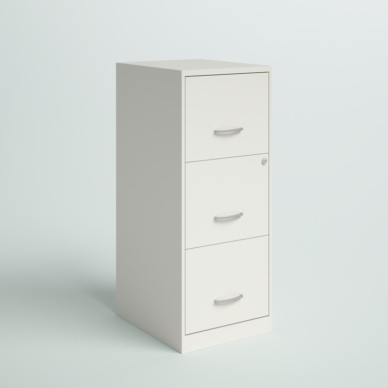 Classeur vertical à 3 tiroirs Brycen Space Solutions, Blanc perle