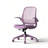 Ergonomic Mesh Task Chair with Flip-Up Arms and Lumbar Support for Small Spaces-527432891
